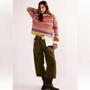 Free People liberty cropped wide leg NWT size 29